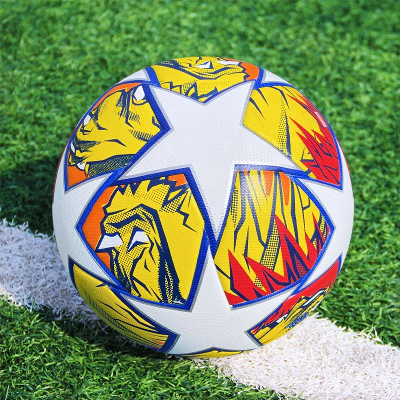 Fussball in Grösse 5, für draussen und drinnen.