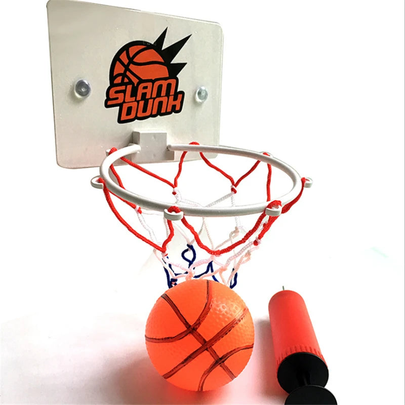 Indoor Basketball Hoop Sports Fan Backboards For Kids Boys Girls Door Room Suction Cup Basketball Hoop Mini Hoop With 1 Ball Toy
