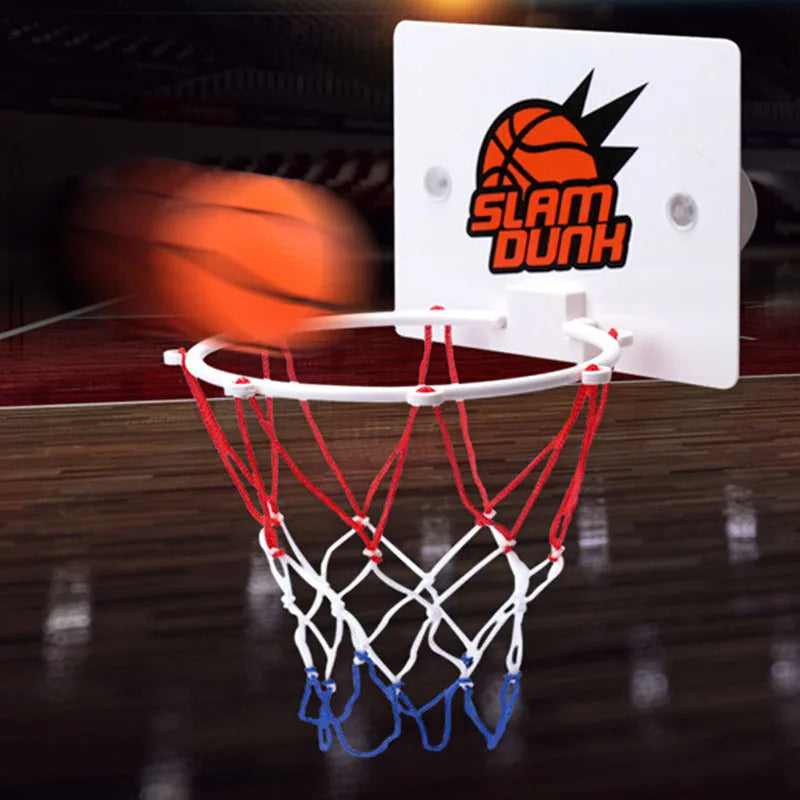Indoor Basketball Hoop Sports Fan Backboards For Kids Boys Girls Door Room Suction Cup Basketball Hoop Mini Hoop With 1 Ball Toy