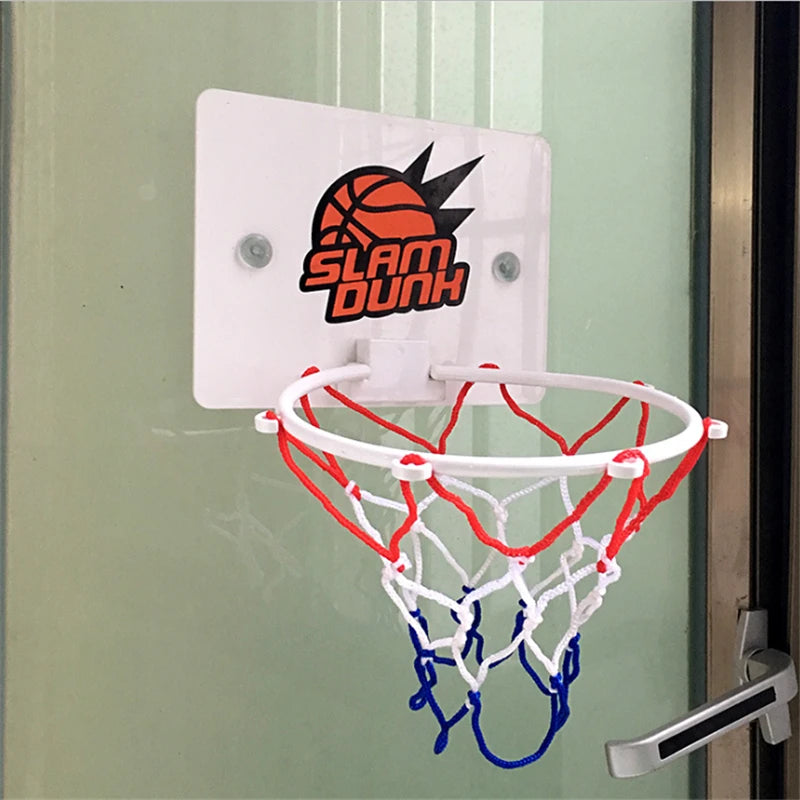 Indoor Basketball Hoop Sports Fan Backboards For Kids Boys Girls Door Room Suction Cup Basketball Hoop Mini Hoop With 1 Ball Toy