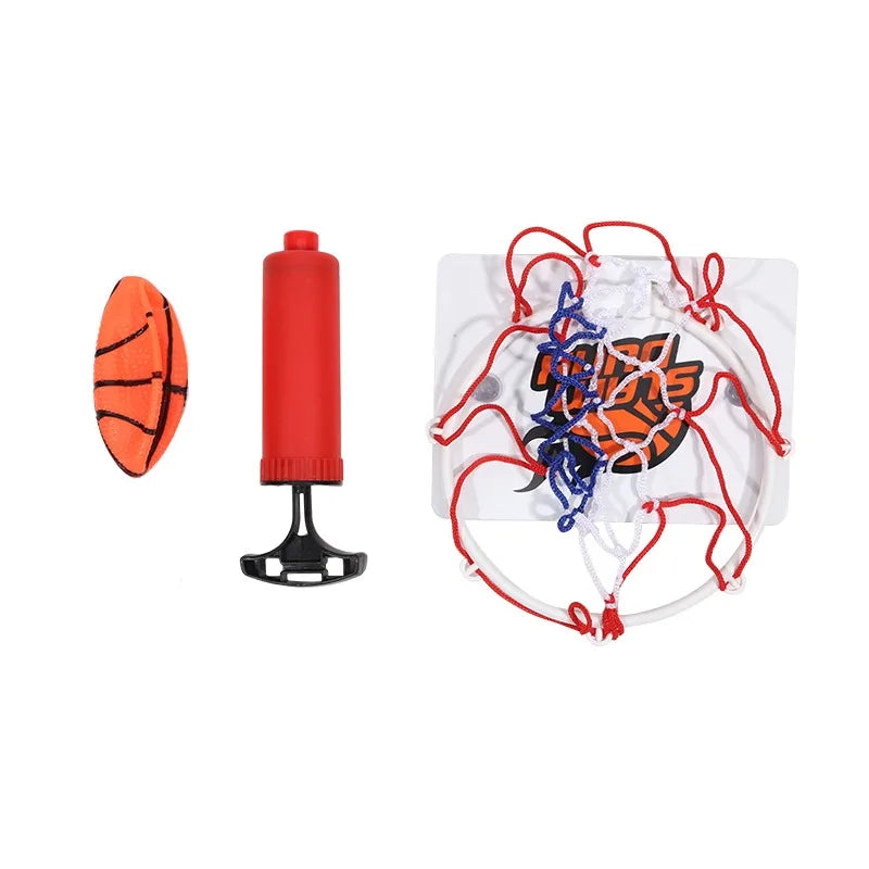 Indoor Basketball Hoop Sports Fan Backboards For Kids Boys Girls Door Room Suction Cup Basketball Hoop Mini Hoop With 1 Ball Toy
